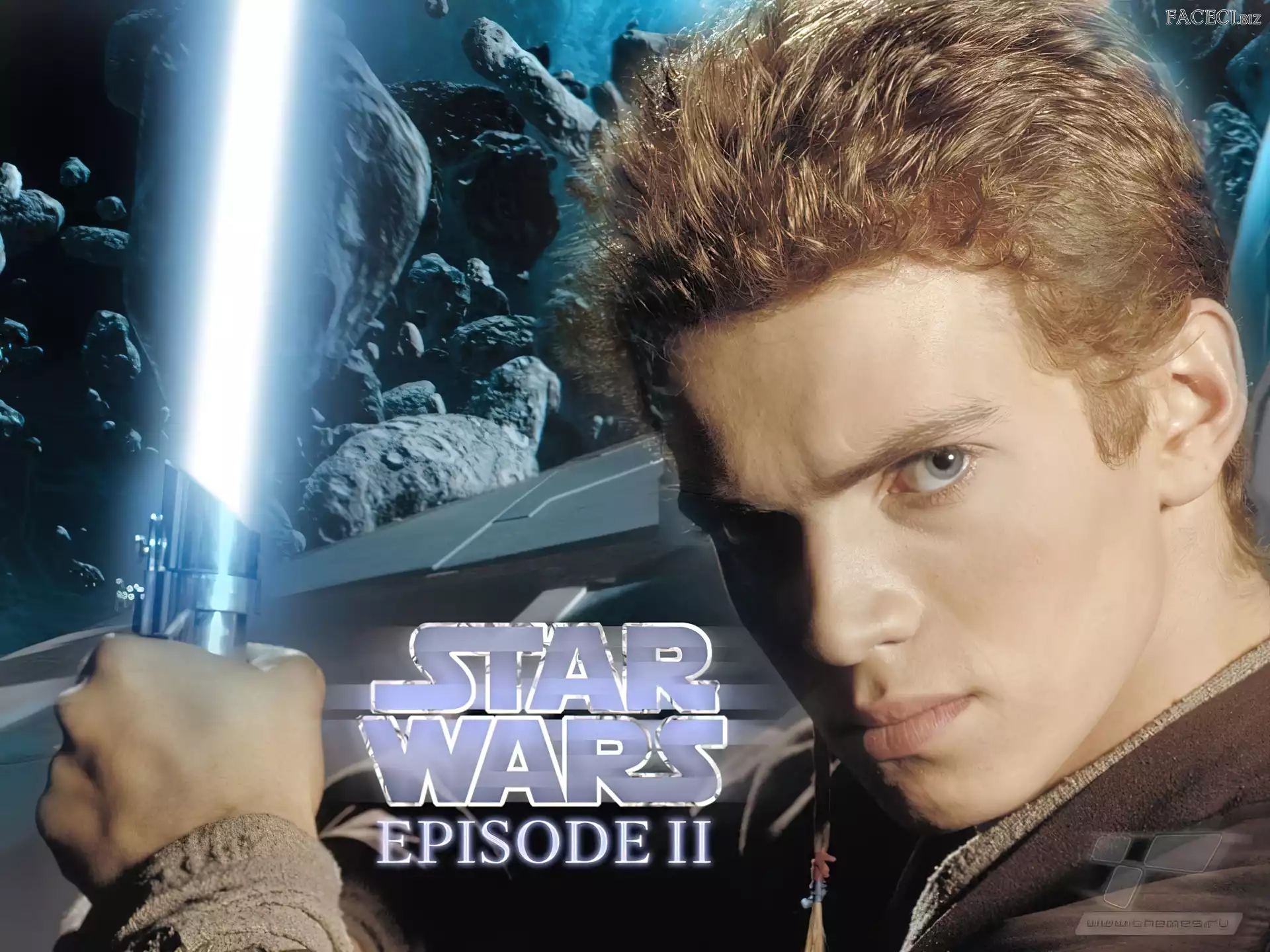 Star Wars, Hayden Christensen, laser, gruzy