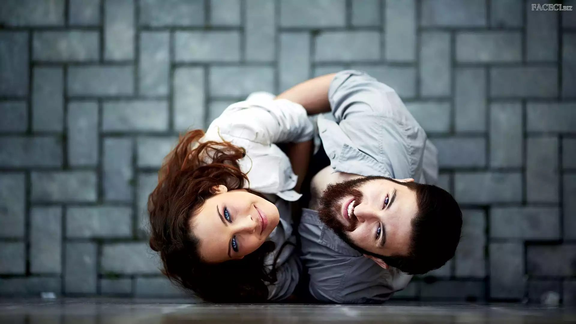 Kobieta, Uśmiechy, Para, Mężczyzna