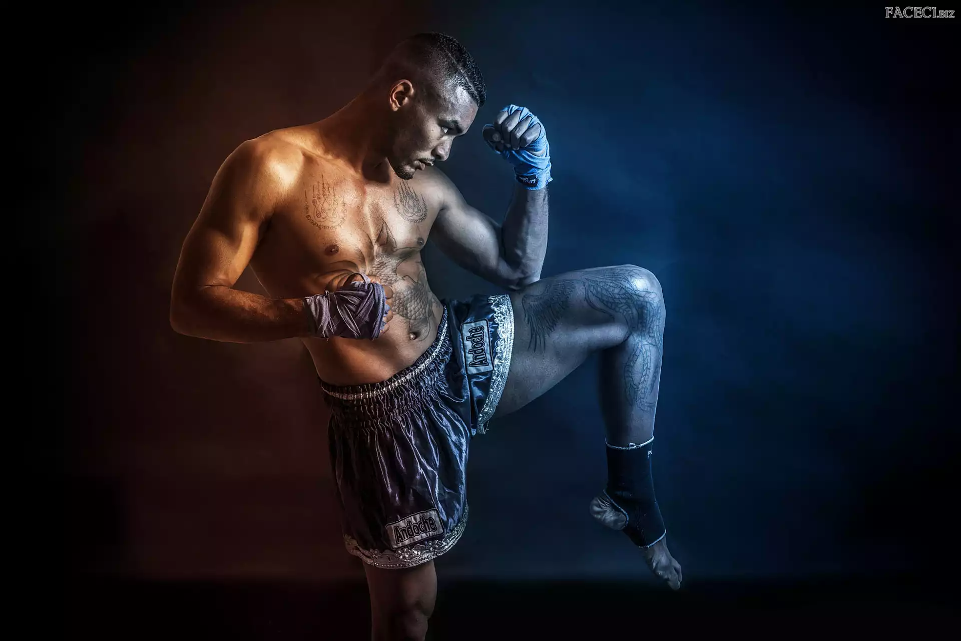 Stuka walki Muay Thai, Tatuaż, Trening, Samuel Andoche
